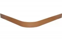 0125 Закругление для цоколя ПВХ Н.100, ольха Ника NEW