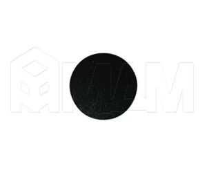 Заглушка самоклеющ. черный, D13 /уп. 25 шт.: 09.0040.013.50.54