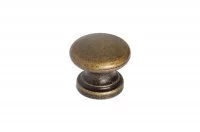 Ручка-кнопка, отделка бронза античная