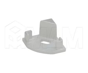 Заглушка торцевая с отверстием для углового профиля, серый: 1919FCAP2