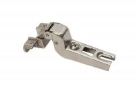 Петля 110 вкладная для алюминиевой рамки, Slide-on, отделка никель