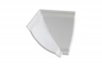 Угол 90" внутренний для бортика Rauwalon116, цвет серый