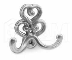 ROME Крючок двухрожковый серебро Ноттингем: WAP.802.000.00R3