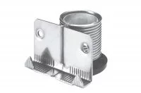 Ножка накладная с металлическим подпятником Ножка накладная с металлическим подпятником