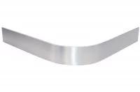 183/805 Закругление для цоколя ПВХ Н.150, под шлифованный алюминий