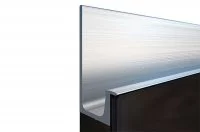 Профиль-ручка под пропил, L=5000мм, отделка сталь нержавеющая