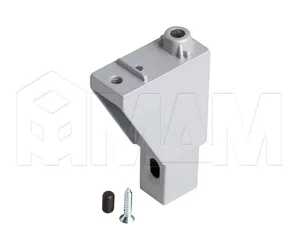 KALI регулируемая опора, декоративная, для профиля В, серебро: KL2310GR