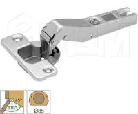 Петля Slide-on угловая (+45/110) вкладная: 51MS85M5 45