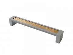 Ручка скоба со вставкой Mico 31, 128 мм, 10 золото