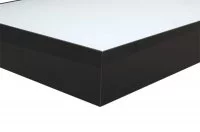 Полка-светильник Just-50, 900х250 мм, 22W (6400 K) черный глянец + стекло