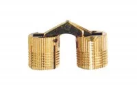 Петля скрытая цилиндрическая, d=10мм, бронза