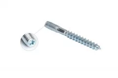 Шпилька/саморез, M8х70, отделка цинк