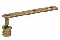 Петля декоративная торцевая, отделка бронза античная