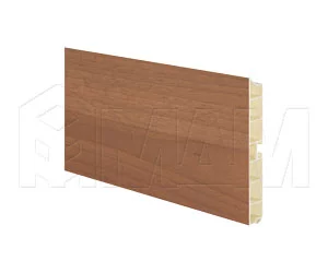 Цоколь пластиковый (высота 100, длина 4000 мм), орех светлый: 10.1328 4M