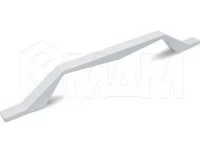 Ручка-скоба 160мм белый матовый: 386.160.71