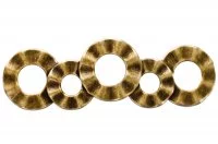 Ручка-скоба 128мм, отделка бронза античная "Флоренция"