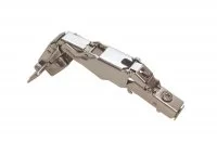 Петля 165 полунакладная с доводчиком, 48мм, Clip-on (cam), отделка никель