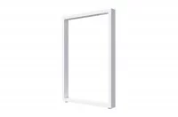 Опора для стола Мадрид l.595, h.870, отделка белый бархат (матовый)