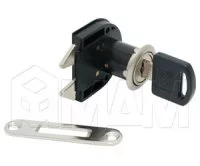 Замок для жалюзи, гарпунообразный + отв. планка, хром: 509-21 CR