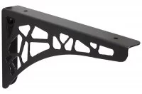 Менсолодержатель «Париж», отделка черный бархат (матовый), комплект 2 штуки