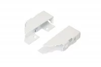 Комплект креплений для задней стенки H.90 из ДСП 16мм, отделка белая