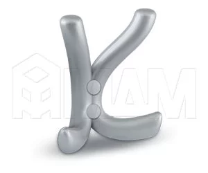 MODERN Крючок многорожковый хром матовый: MDR.APP.GR