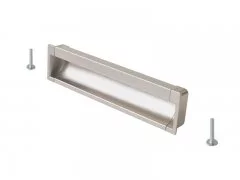 Врезная ручка 160мм, нержавеющая сталь/шлифованный никель