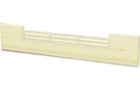 1366 Решётка вентиляционная для цоколя ПВХ H.100, L=600, сосна