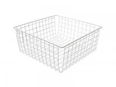 Корзина сетчатая 190х550х550 мм, белая FIRMAX