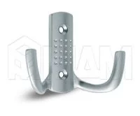 ARGUS Крючок двухрожковый хром матовый: Z-341.G6