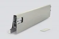 Боковина для ящика H.90 L=350, правая, отделка серая