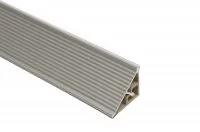 Бортик треугольный рифленый, L=3050, алюминий анодированный