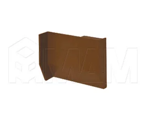 801 Заглушка для мебельного навеса, пластик, коричневая, левая: K013.C00L.971