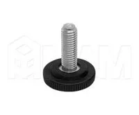 Ножка мебельная черная, М8 Х 25: PI02 M8 X 25R