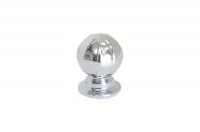 Ручка-кнопка, отделка хром глянец