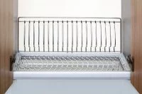 Сушка Ellite 1-уровневая в базу 600/16 с подсветкой, отделка сталь, поддон пластик