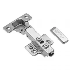 GTV: ПЕТЛЯ САМОЗАКРЫВАЮЩАЯСЯ SOLID БЕЗ ЕВРОШУРУПА РЕГУЛИРОВКА В 3 ПЛОСКОСТЯХ накладная: ZM-DCHC09-3DBEO