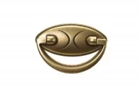 Ручка-серьга, отделка бронза матовая