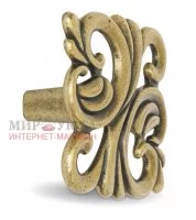 Ручка-кнопка 32мм бронза Орваль: WPO.707.032.00A8