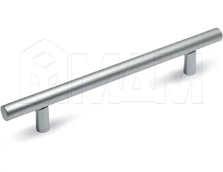 Ручка-рейлинг 128мм хром матовый: U-008-128-G8