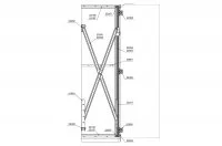 Concepta 30 Комплект фурнитуры для 1-ой двери (30кг/Н1851-2500мм)