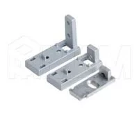 KALI угловое соединение с креплением к стене профиля В, серебро: KL2320GR