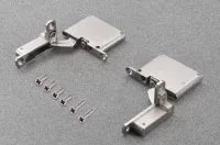 Петля AIR Soft close 105" отделка никель (комплект: левая+правая+крепеж)