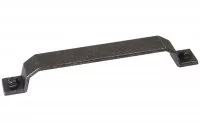 Ручка-скоба 160мм, отделка железо черное винтаж