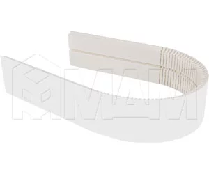 Радиусный элемент цоколя универсальный (высота 120), белый: 222.0419.FF