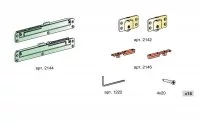 Комплект фурнитуры для 1 фасада до 40 кг (глухой/вкладной) с доводчиками Комплект фурнитуры для 1 фасада до 40 кг (глухой/вкладной) с доводчиками