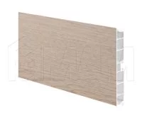 Цоколь пластиковый (высота 100, длина 4000 мм), дуб беленый: 10.1303R 4M