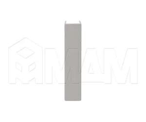 Конечный элемент (длина 4000 мм), серый альпака: 40.0398 4M