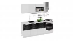 Кухонный гарнитур длиной - 210 см (со шкафом НБ)