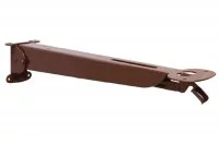 Менсолодержатель складной с фиксатором, L=355мм, отделка коричневый